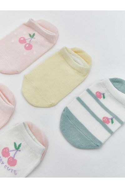 LC Waikiki Lcw Baby Printed Baby Girl Booties Socks 5 Pack (S5)