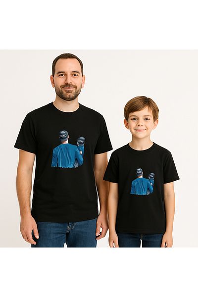 Let's Wear Μπλουζάκι με στάμπα ποδηλάτου με γιακά ποδηλάτου για ανδρικά και αγόρια για άνδρες, γυναίκες και αγόρια