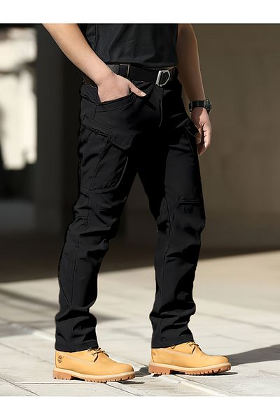 Vs Tactic Black Tactical Kant Cargo Pants