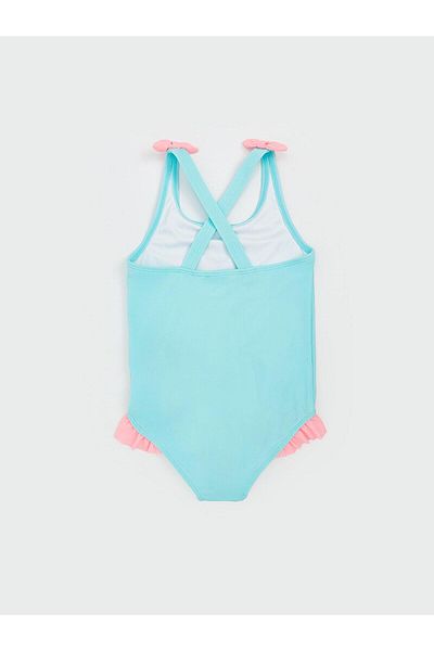 LC Waikiki Lcw Kids U Neck Printed Girls Swimsuit (S5)