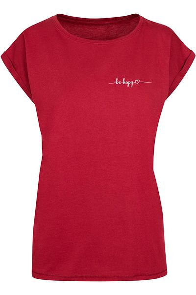 Merchcode Damen Ladies Be Happy T-shirt