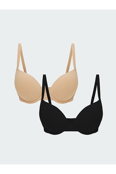 LC Waikiki Sutiene tricou fără căptușeală cu sârmă, pachet de 2
