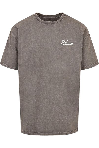 Merchcode Herren Flowers Bloom Acid Washed Heavy Oversized Tee