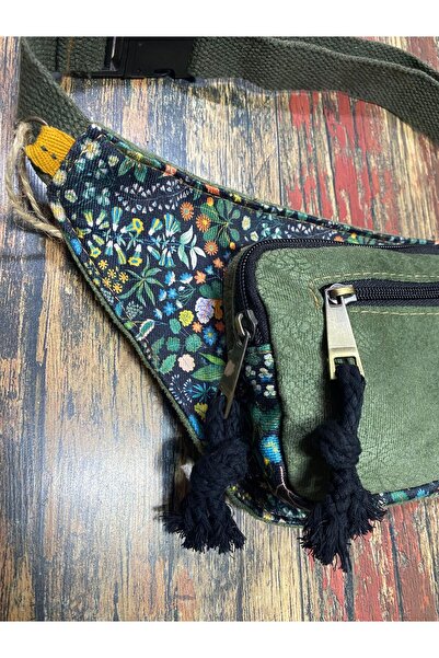 Street Bag Ethnic Authentic Bohemian Daily Travel Waist Bag Multi-Pocket Water Resistant