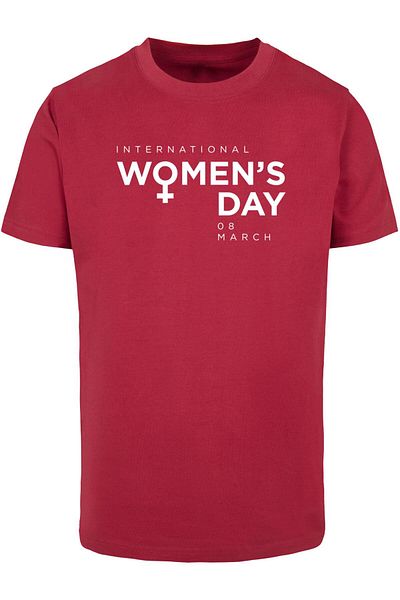 Merchcode Unisex WD – Internationaler Frauentag 2 T-Shirt mit Rundhalsausschnitt