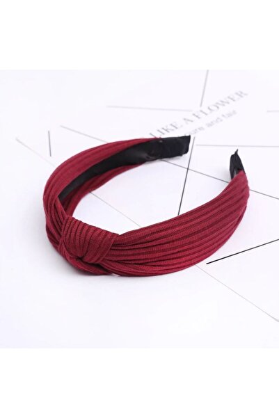 REDz Accessories Textured Headband, Trendy Model, Textile, Burgundy Red