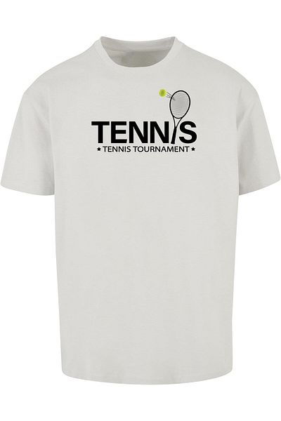 Merchcode Herren Tennis Racket Heavy Oversized Tee
