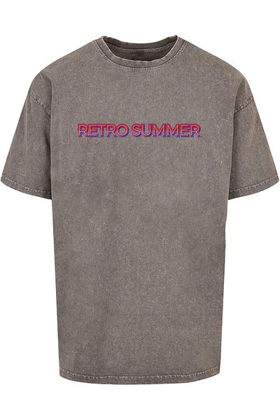 Merchcode Herren Summer - Retro Acid Washed Oversize Tee