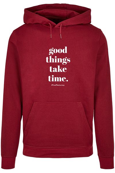 Merchcode Herren Good Things Take Time Basic Hoody