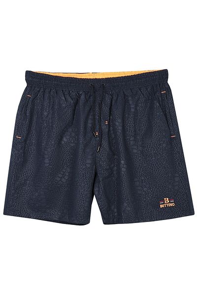 tambattal Men's Plus Size Swim Shorts Seersucker Printed