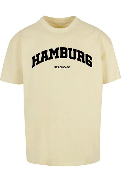 Merchcode Herren Hamburg Wording - Heavy Oversize Tee