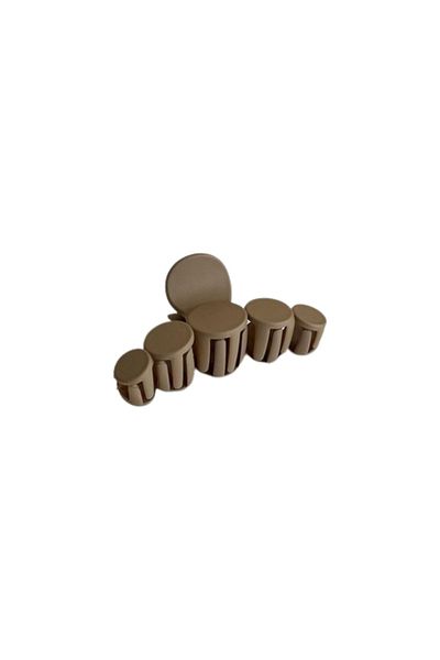 REDz Accessories Polka Dot Hair Clip, Trendy Pattern, Brown