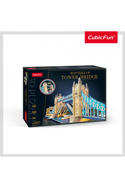 Cubic Fun - 3D Puzzle Led Tower Bridge 222 Pieces