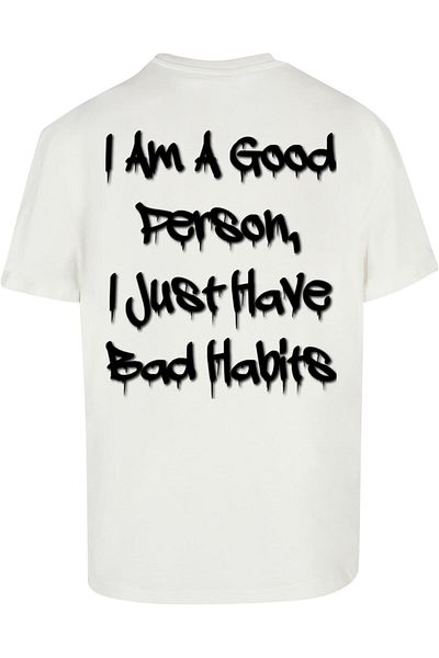Merchcode Herren Bad Habits Heavy Oversize Tee