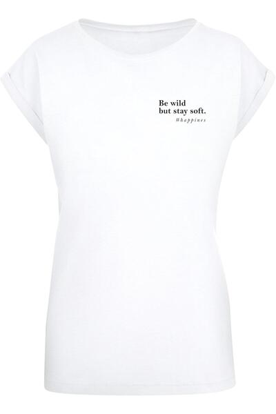 Merchcode Damen Ladies Happines T-shirt