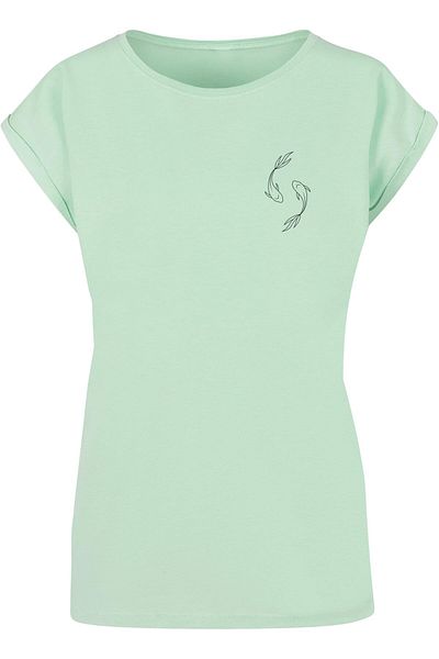 Merchcode Damen Ladies Spring - Yin & Jang Fish T-Shirt