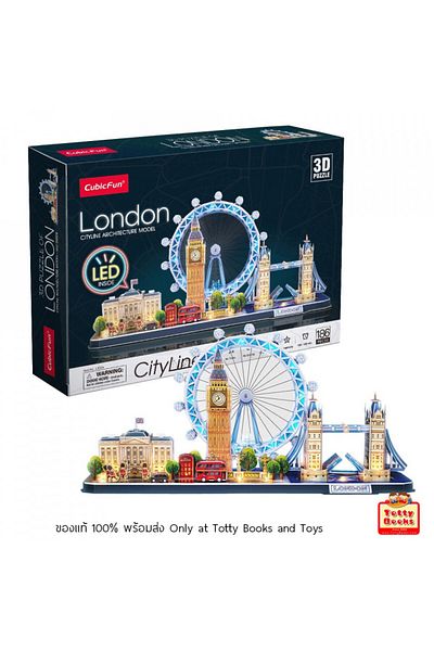 Cubic Fun - 3d Led Puzzle London 186 Pieces