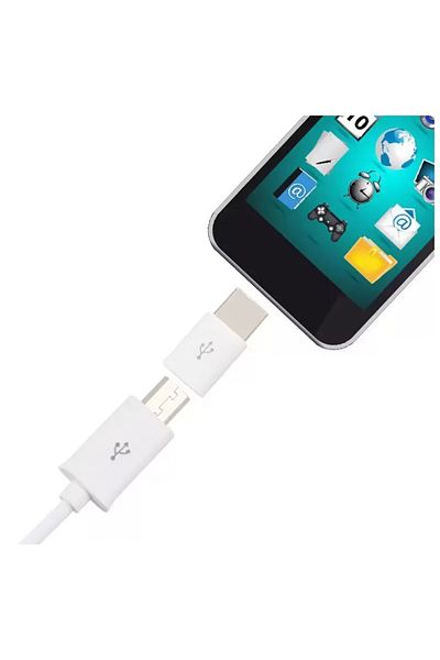 SmartGSM Adapter MicroUSB to Type-C, SmartGSM, White