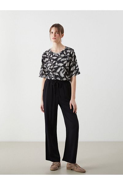 LC Waikiki Crew Neck Patterned Women's T-Shirt