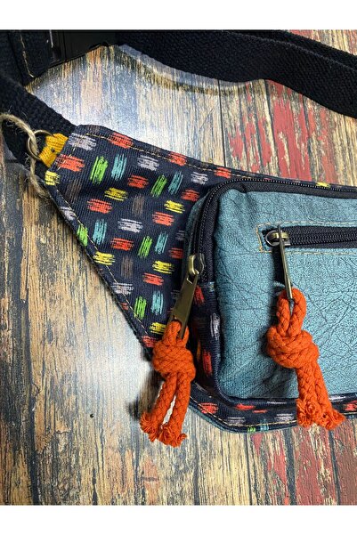 Street Bag Geantă etnică autentică boemă pentru călătorie zilnică, cu mai multe buzunare, rezistentă la apă