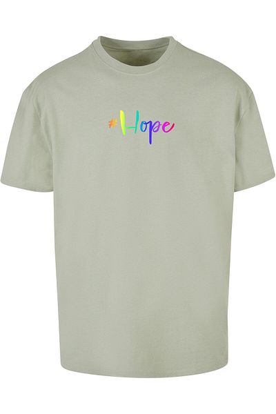 Merchcode Herren Hope Rainbow Heavy Oversized Tee