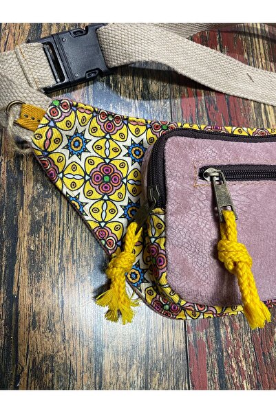 Street Bag Ethnic Authentic Bohemian Daily Travel Waist Bag Multi-Pocket Water Resistant