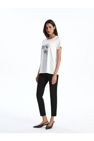 LC Waikiki Crew Neck Printed Women's T-Shirt