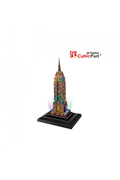 Cubic Fun - Empire State Building 3D Led Puzzle 38 Pieces