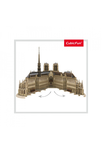 Cubic Fun - Notre Dame 3D Puzzle (Complex Level 293 Pieces)