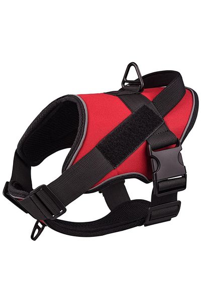 REDz Accessories Ham Guardian, Mâner de control, Mărime M, pentru câini, Textil dens, Roșu