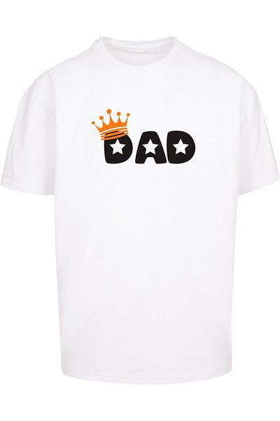 Merchcode Herren Fathers Day - King Dad Heavy Oversize Tee