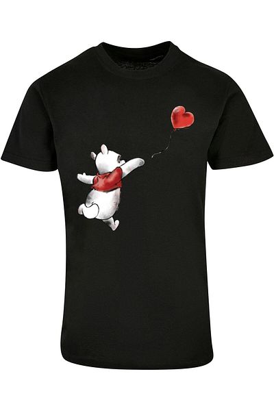 ABSOLUTE CULT Herren Winnie The Pooh - Luftballon T-Shirt