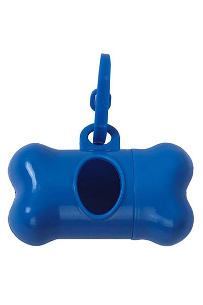 REDz Accessories Suport pentru sac de deșeuri pentru animale de companie, recipient igienic, aspect de os, albastru