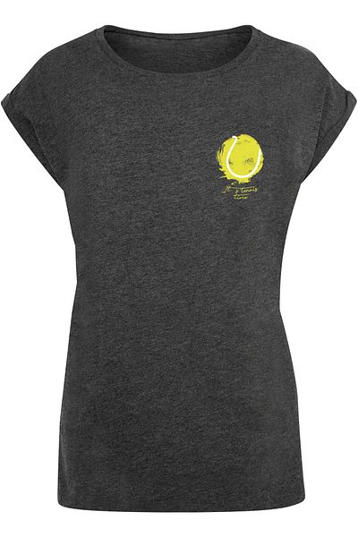 Merchcode Damen Ladies Its Tennis Time Extended Shoulder Tee