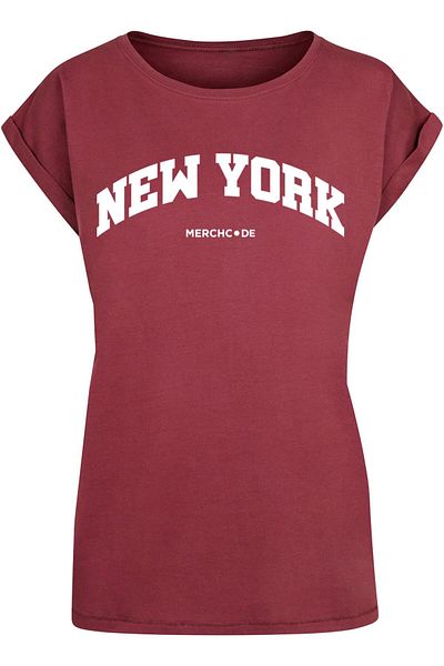 Merchcode Damen Ladies Chicago Wording - T-shirt