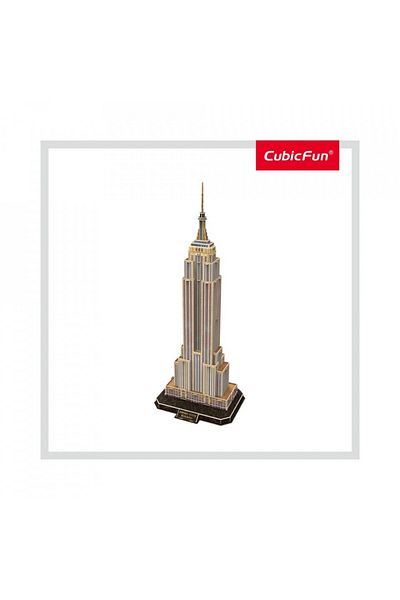 Cubic Fun Cubic Fun - Puzzle 3D + Broșură - Empire State Building 66 de piese