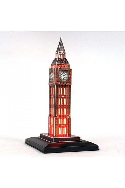 Cubic Fun - Big Ben 3d Led Puzzle 28 Pieces