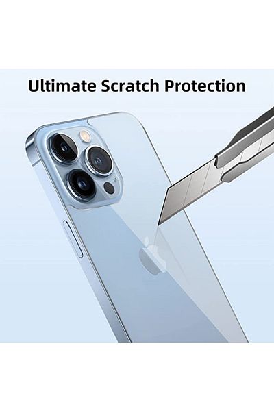 REDz Accessories Folie spate, sticlă securizată, compatibilă cu iPhone 14 Pro Max, transparentă