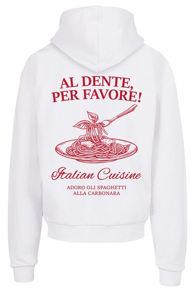 Merchcode Al Dente Per Favore Oversized Hoody