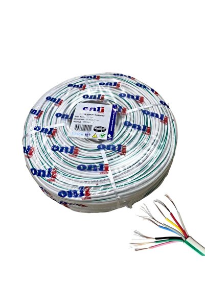 ONLİ Onli DT8 Alarm Diafon Kablosu 0.22mm 8Canlı 250Metre