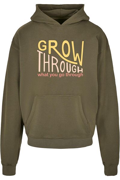 Merchcode Herren Spring - Grow Through 2 Ultra Heavy Hoody
