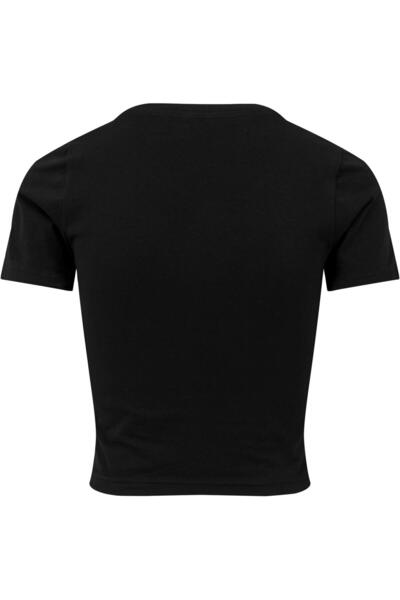 Merchcode Damen Ladies Happines Cropped Tee