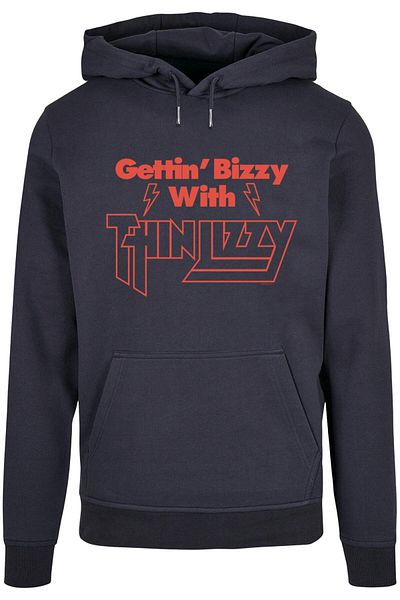 Merchcode Herren Thin Lizzy - Gettin Bizzy Basic Hoody