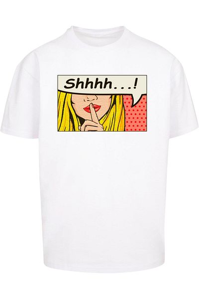 Merchcode Herren Silent Sign Comic Heavy Oversized Tee