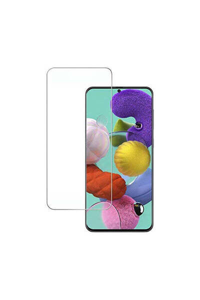 REDz Accessories Folie de sticlă securizată compatibilă cu Samsung A51 5G, sticlă securizată, rezistentă la șocuri