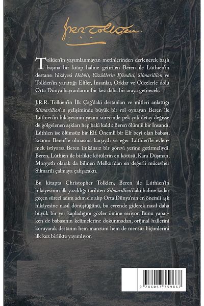 Bloomsbury Turkish Edition: Luthien with Beren - J.R.R. Tolkien