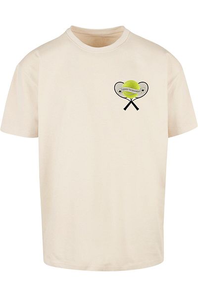 Merchcode Herren Tennis Tournament Heavy Oversized Tee