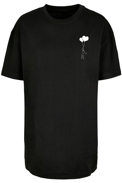 Merchcode Damen Ladies Love In The Air Oversized Boyfriend Tee