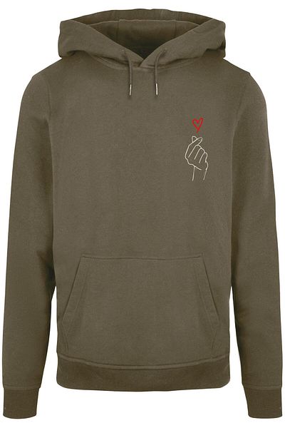 Merchcode Herren K Heart Basic Hoody