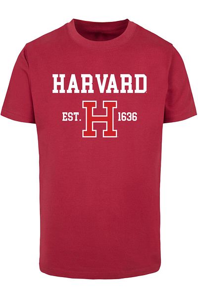 Merchcode Herren Harvard University - Est 1636 T-Shirt